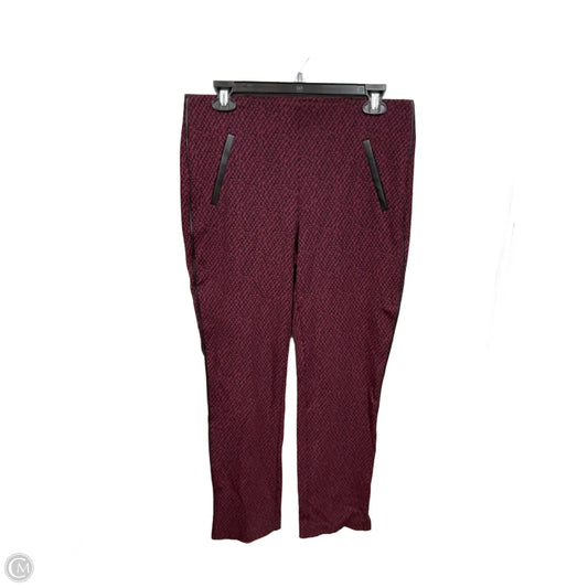 Pants Dress By Chicos In Black & Red, Size: 6