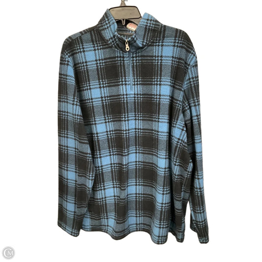 Jacket Fleece By Croft And Barrow In Blue, Size: Xl