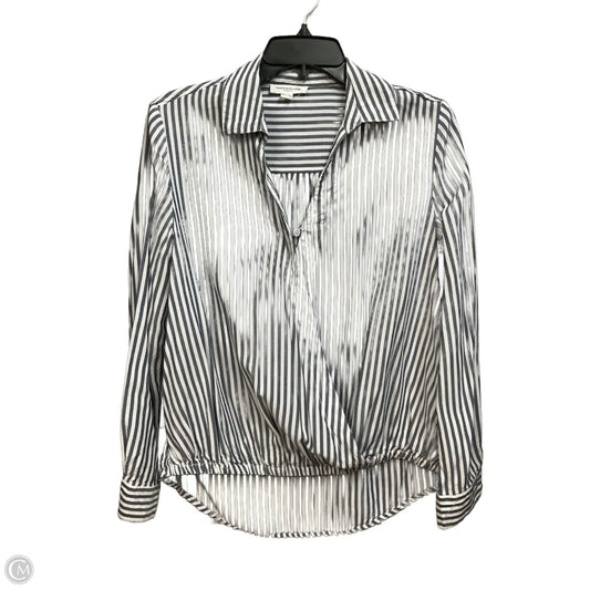 Top Long Sleeve By Beachlunchlounge In Striped Pattern, Size: S