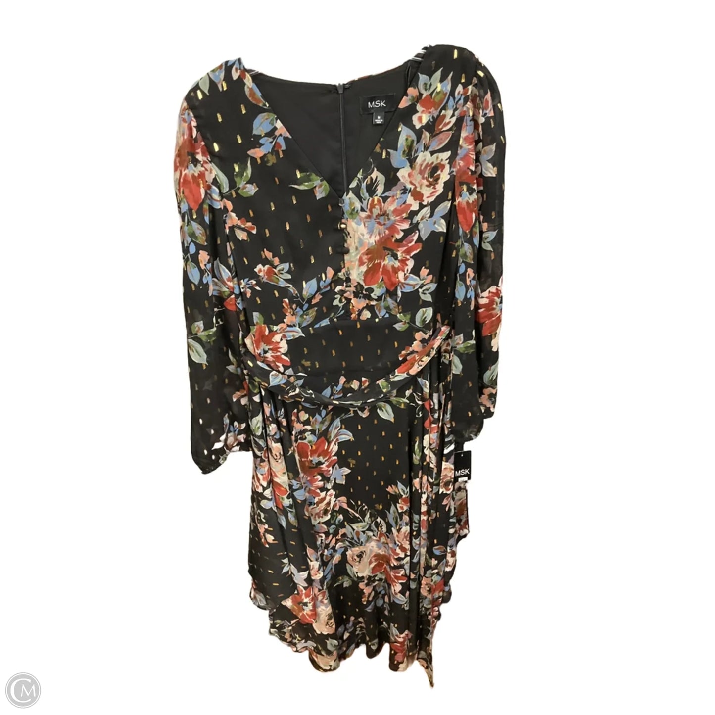 Dress Casual Maxi By Msk In Floral Print, Size: M