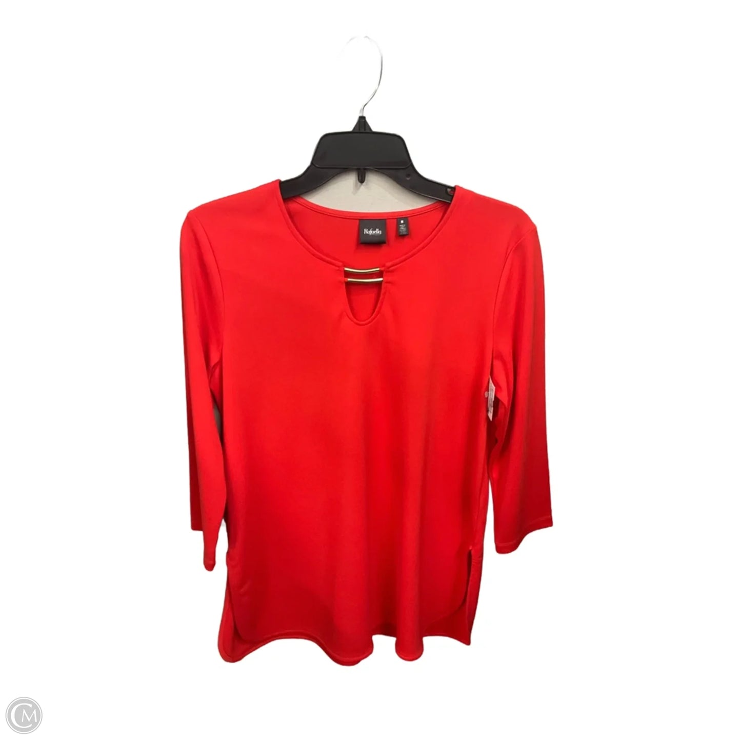 Tunic Long Sleeve By Rafaella In Orange, Size: M