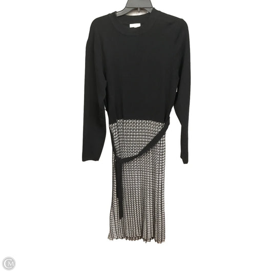 Dress Casual Maxi By Max Studio In Black & White, Size: L