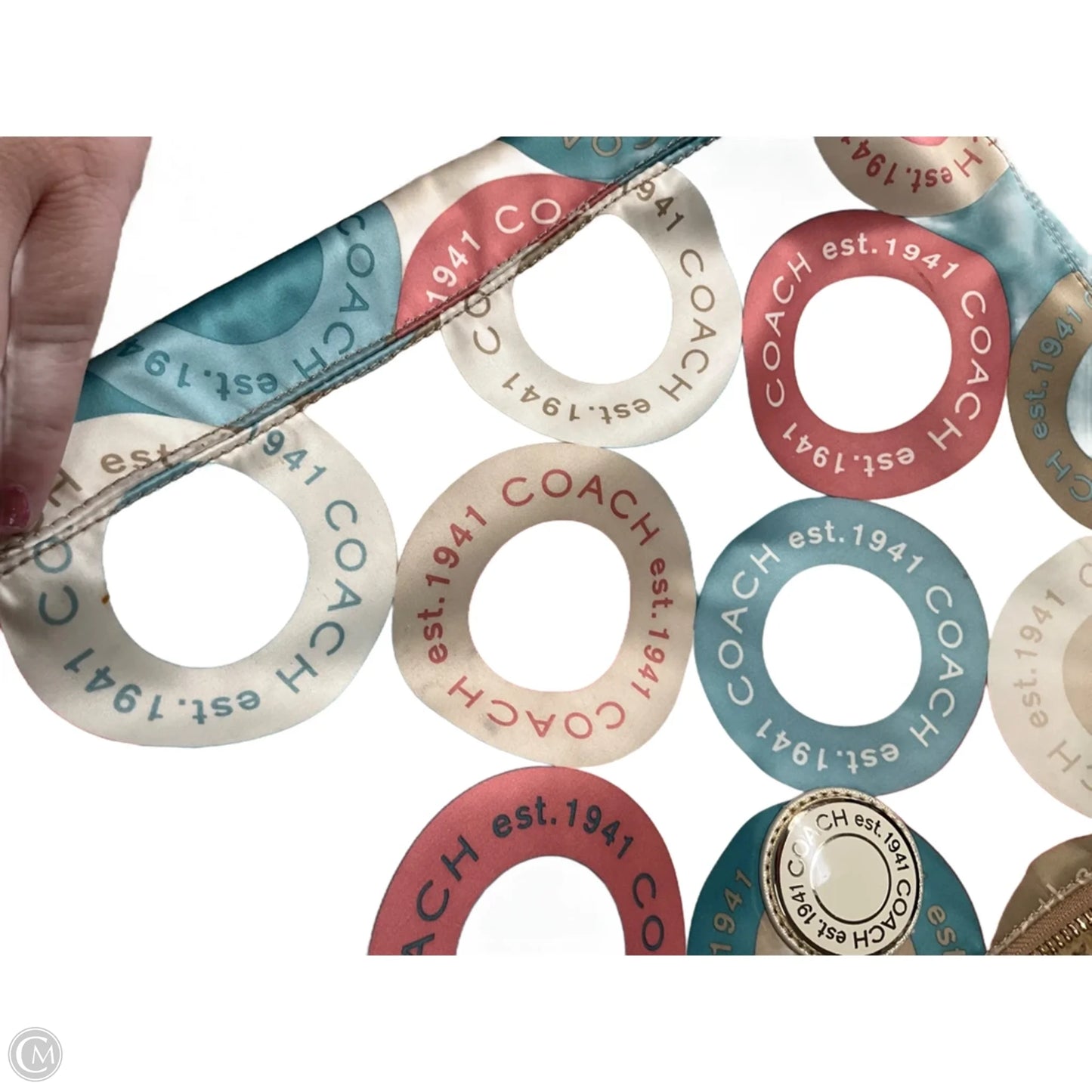 Handbag Designer By Coach, Size: Medium