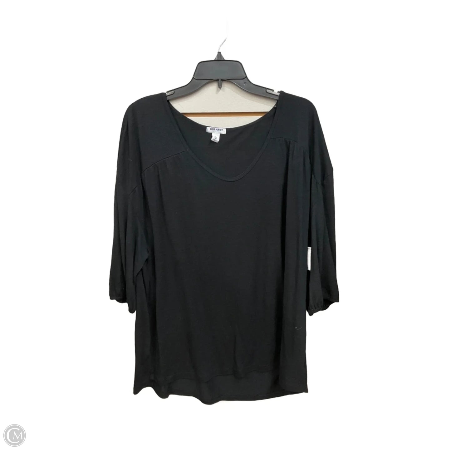 Top Short Sleeve By Old Navy In Black, Size: Xxl