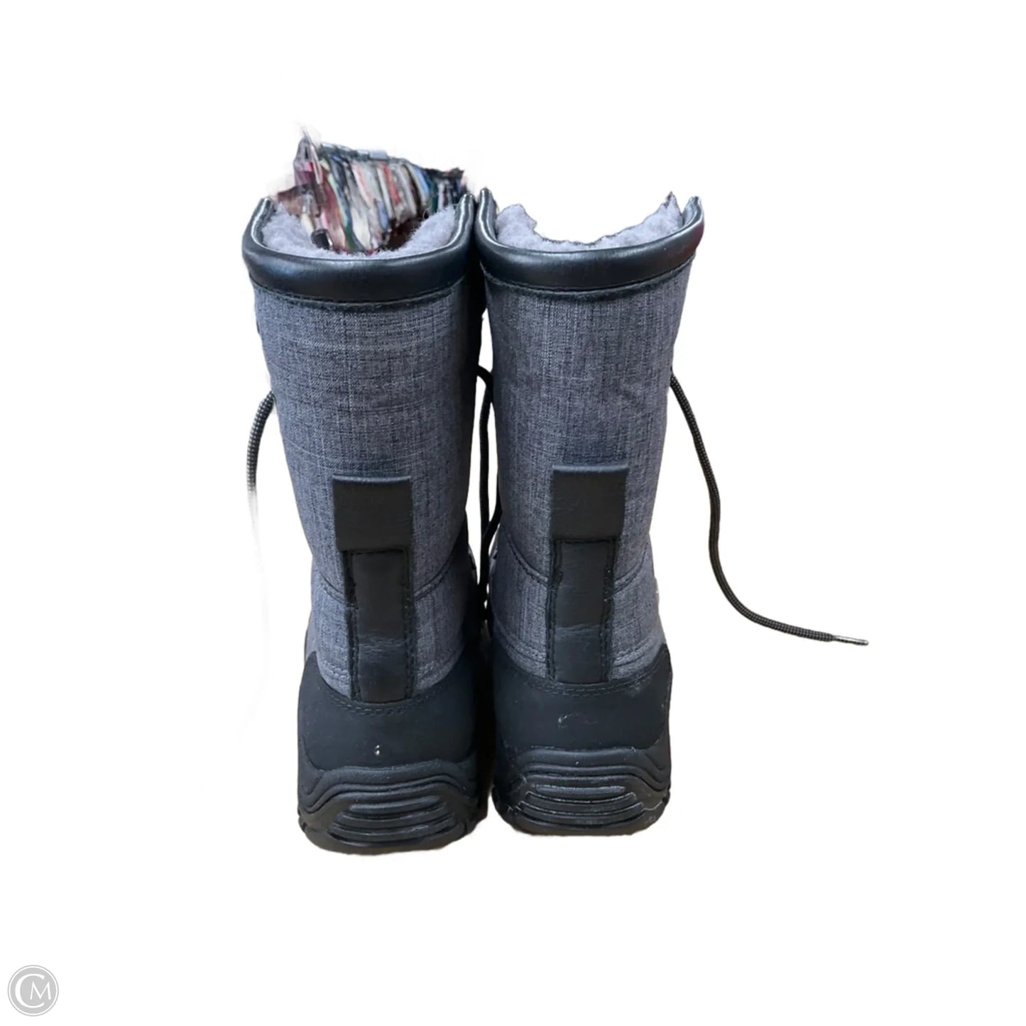 Boots Designer By Ugg In Grey, Size: 7.5