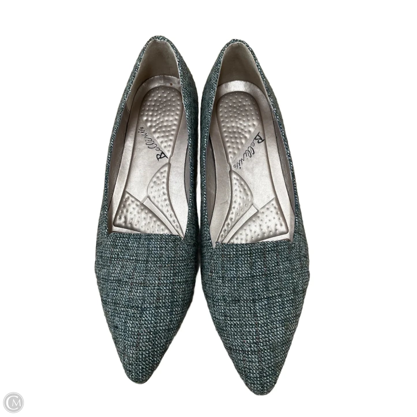 Shoes Flats By Bellini In Green, Size: 8