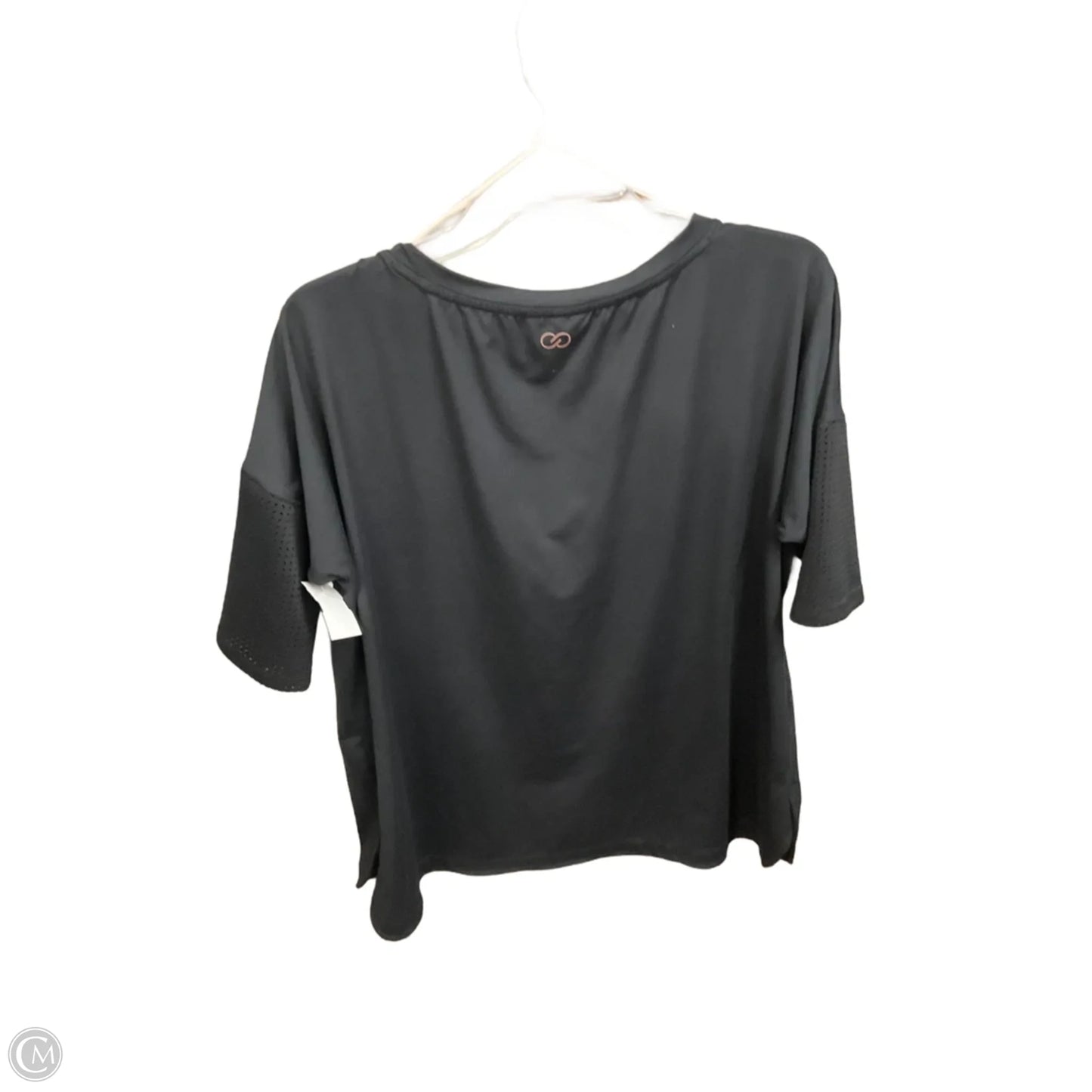 Athletic Top Short Sleeve By Calia In Black, Size: Xl
