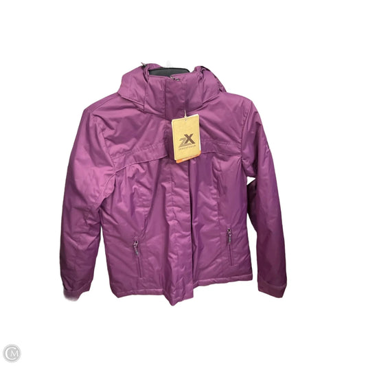 Coat Puffer & Quilted By Zero Xposure In Purple, Size: S