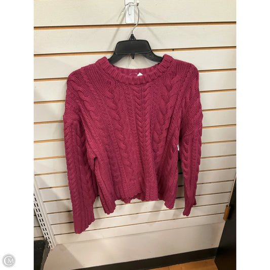 Sweater By J. Crew In Maroon, Size: L