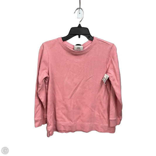 Top Long Sleeve By Lands End In Pink, Size: S