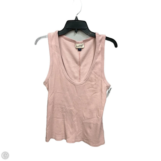 Top Sleeveless Basic By Universal Thread In Pink, Size: Xl