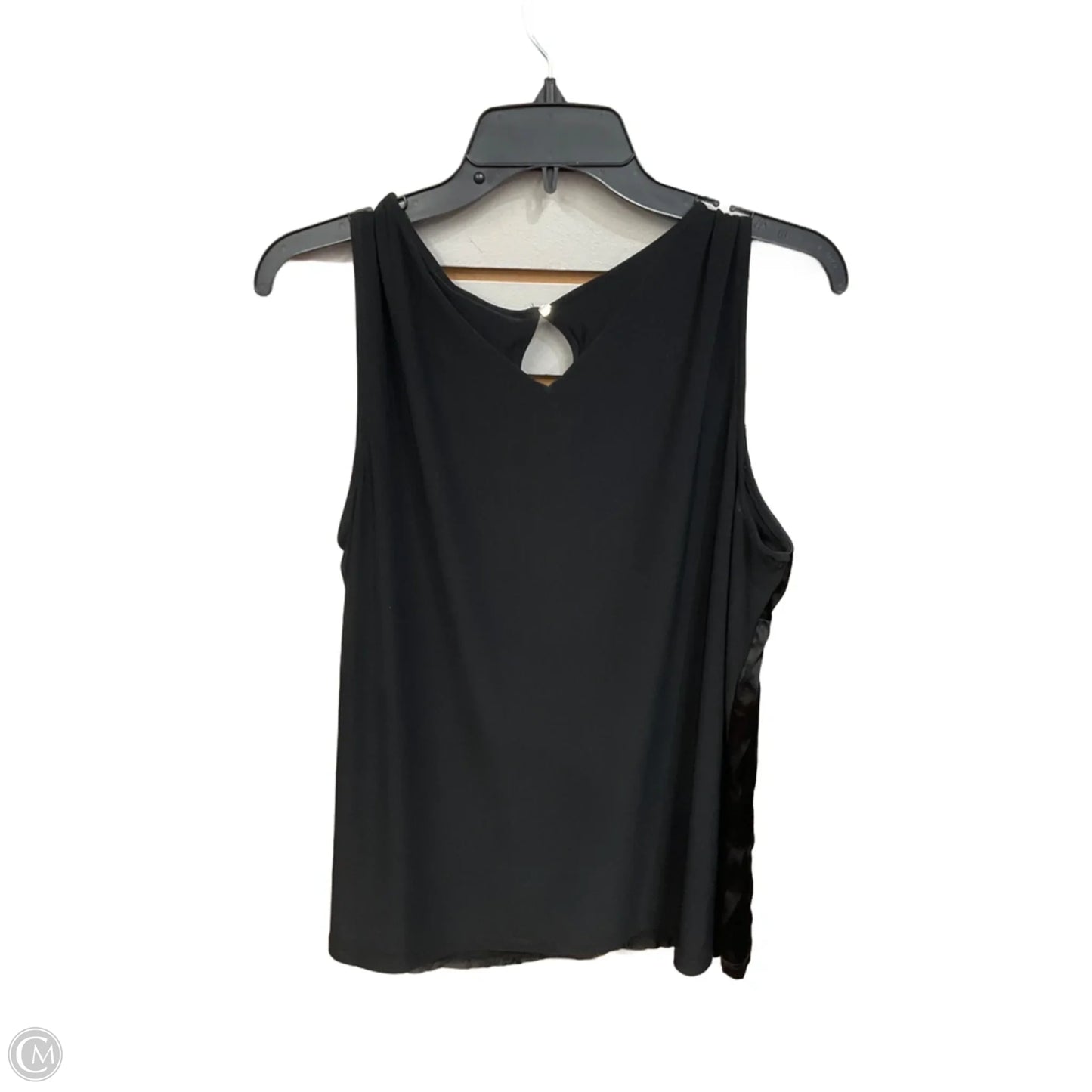 Top Sleeveless By Dkny In Black, Size: L