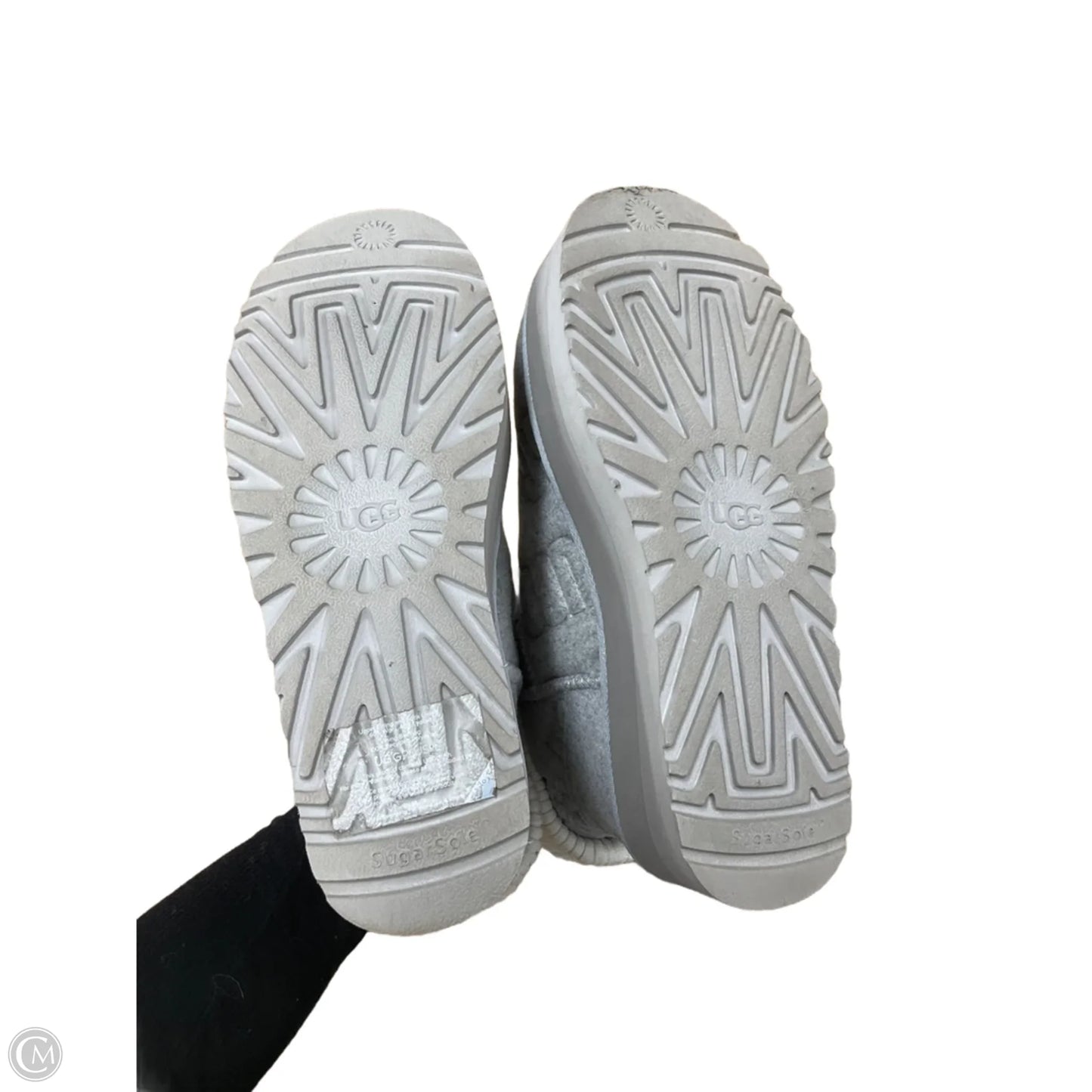 Boots Designer By Ugg In Grey, Size: 9