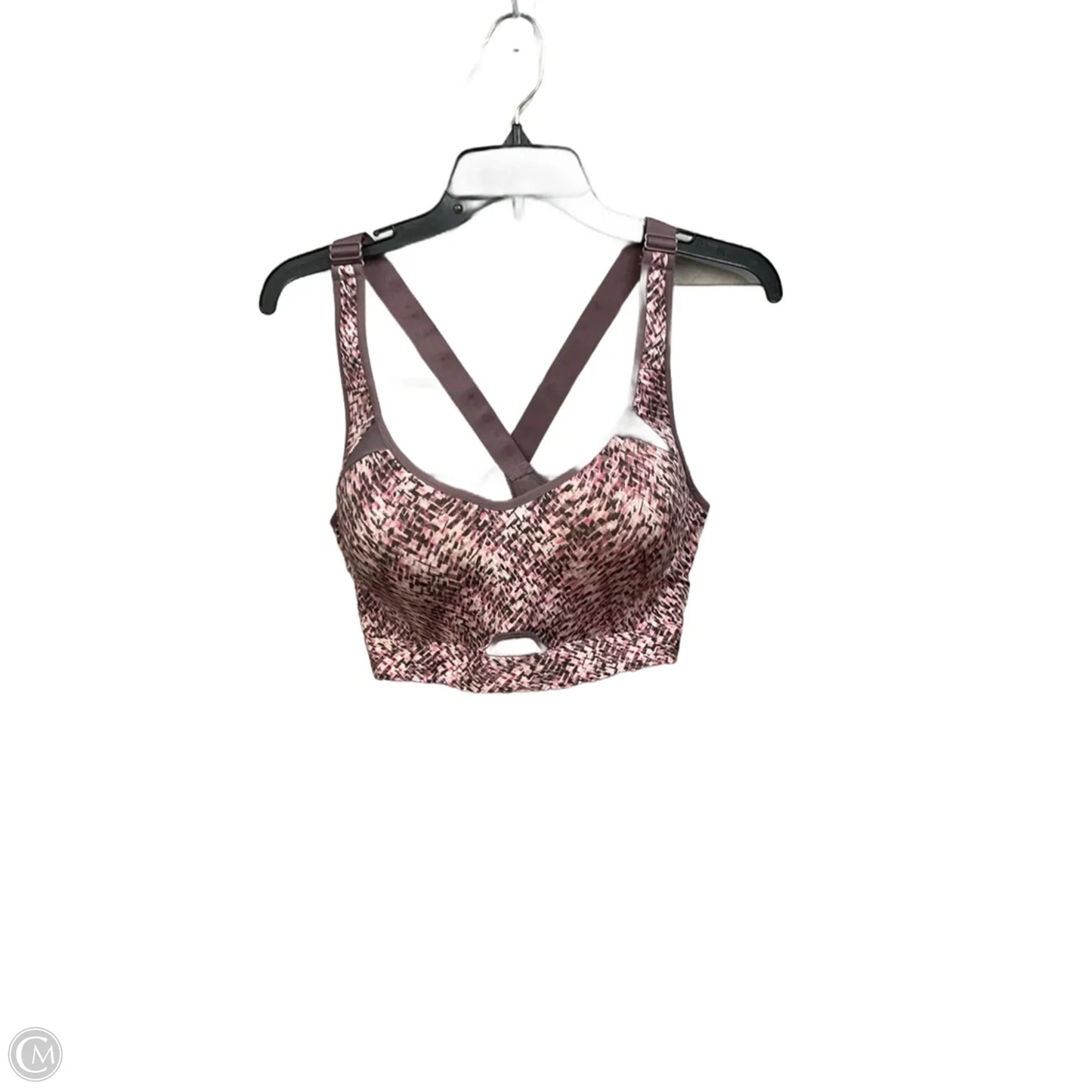 Athletic Bra By Mta Sport In Purple, Size: 1x