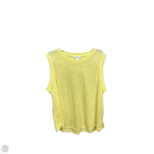 Athletic Tank Top By Athleta In Yellow, Size: 2x