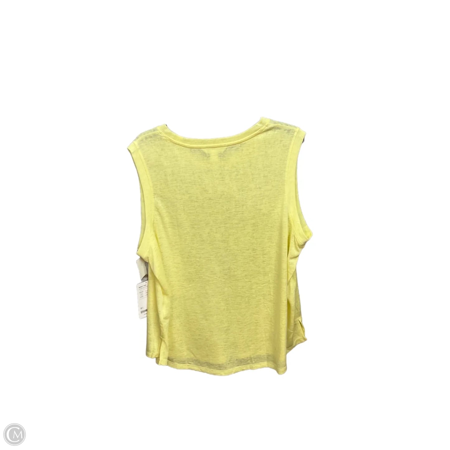 Athletic Tank Top By Athleta In Yellow, Size: 2x
