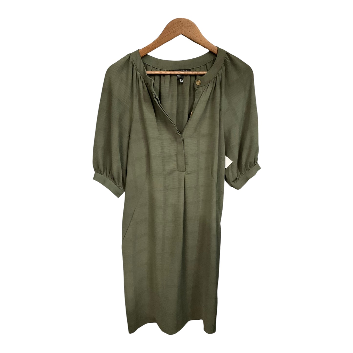 Dress Casual Short By Maggy London In Green, Size: S