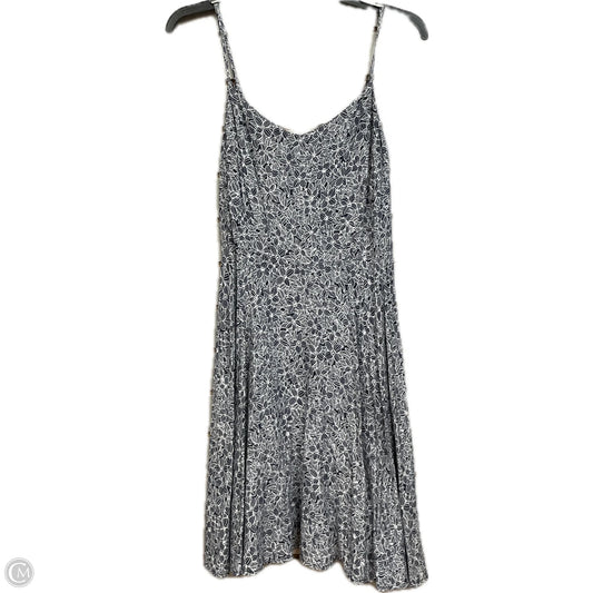 Dress Casual Midi By Old Navy In Blue & White, Size: L