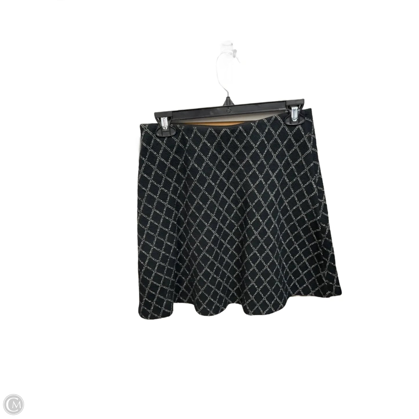 Skirt Mini & Short By Loft In Black & White, Size: 0