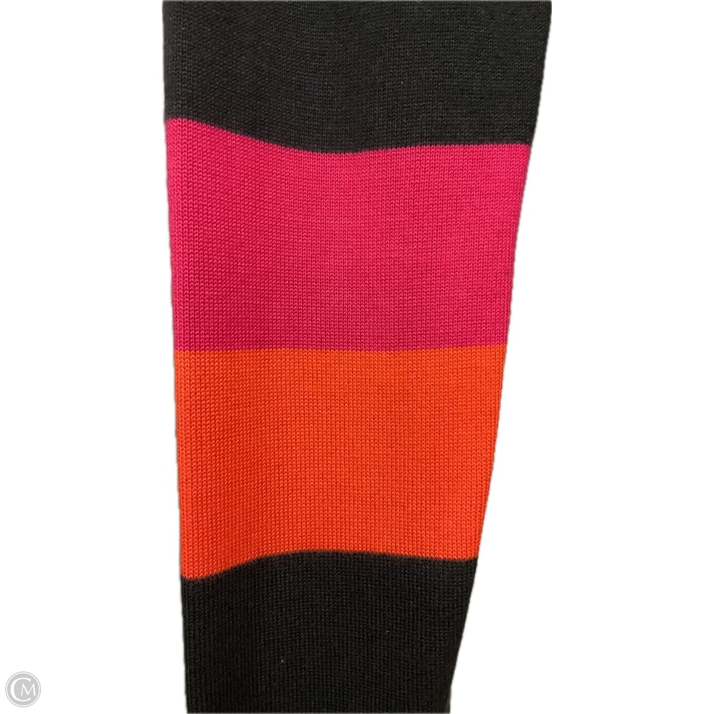 Dress Casual Midi By Vince Camuto In Black & Pink, Size: M