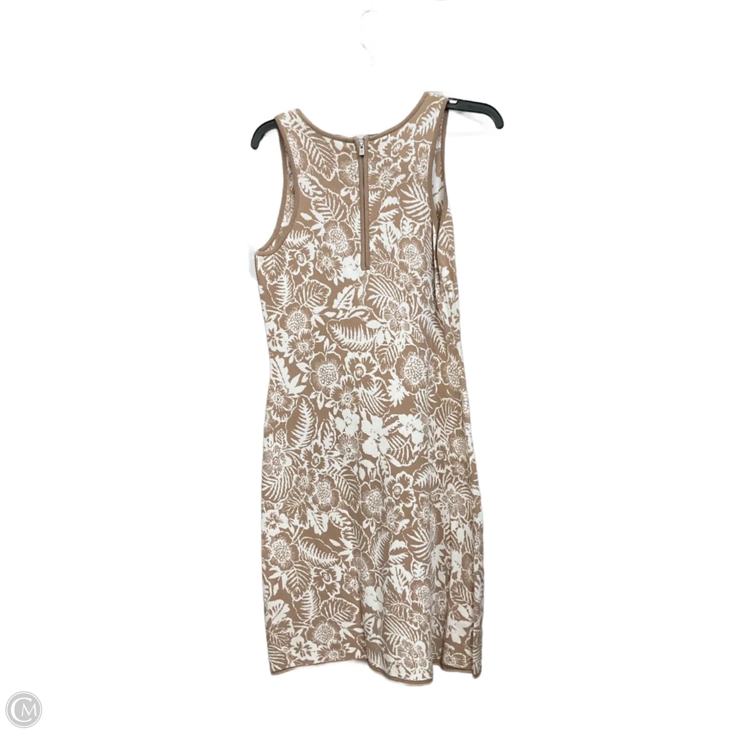 Dress Casual Midi By Tommy Bahama In Tan & White, Size: M