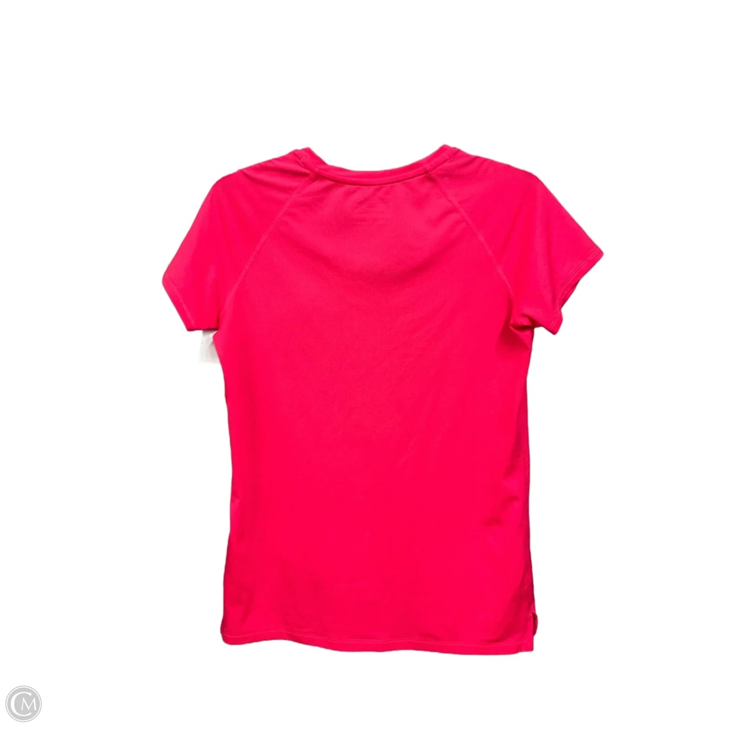 Athletic Top Short Sleeve By Under Armour In Pink, Size: S