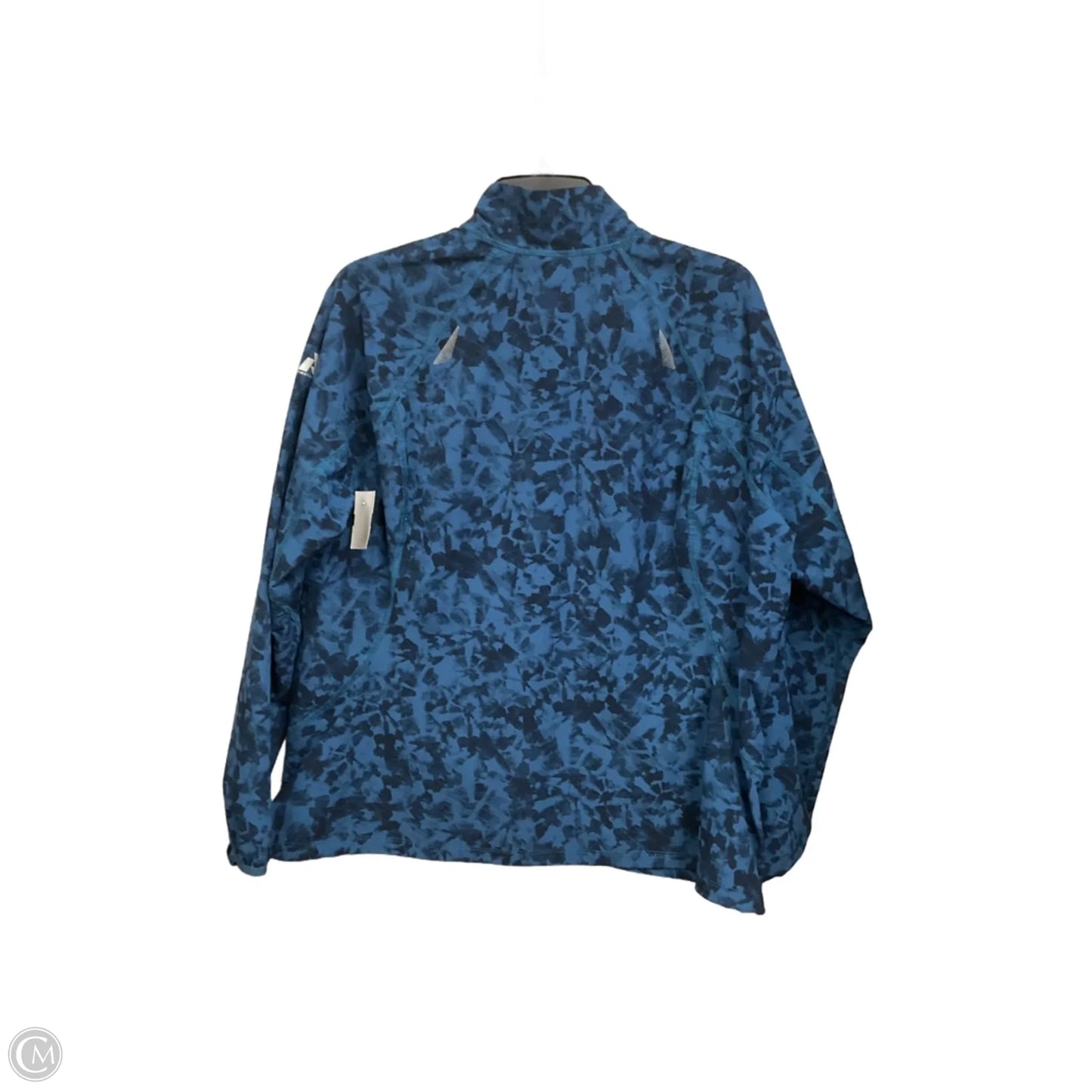 Jacket Windbreaker By Eddie Bauer In Blue, Size: 2x