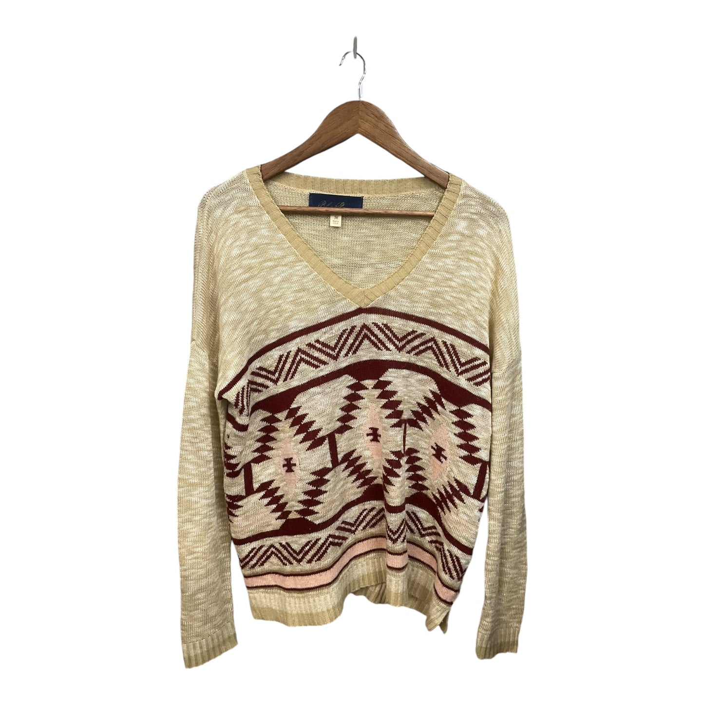 Sweater By Blue Rain In Tan, Size: M