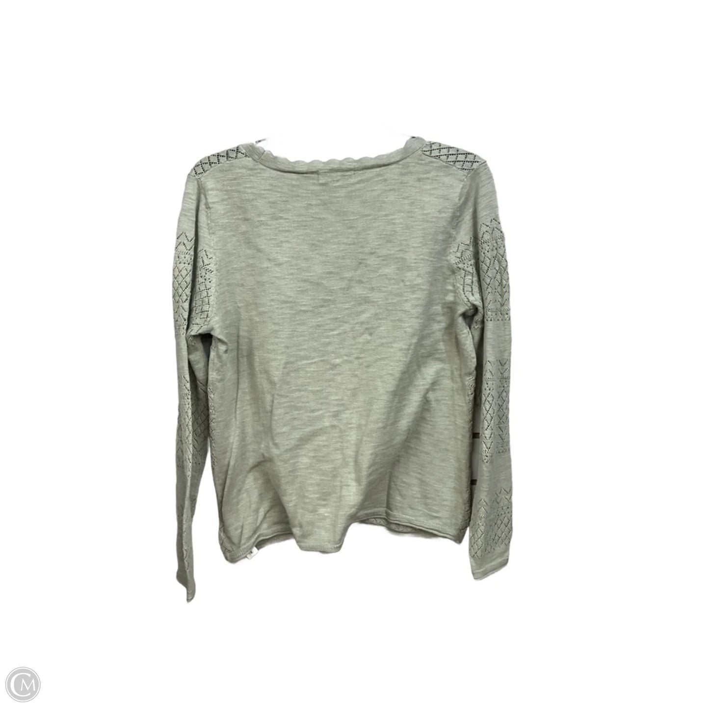 Cardigan Designer By Frye In Green, Size: M