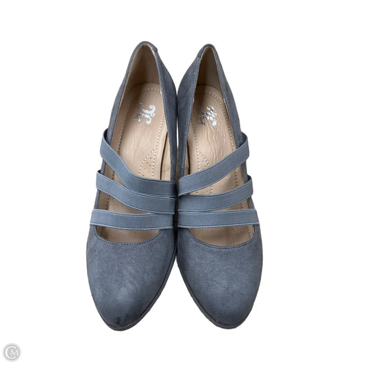 Shoes Heels Platform By Journee In Grey, Size: 8