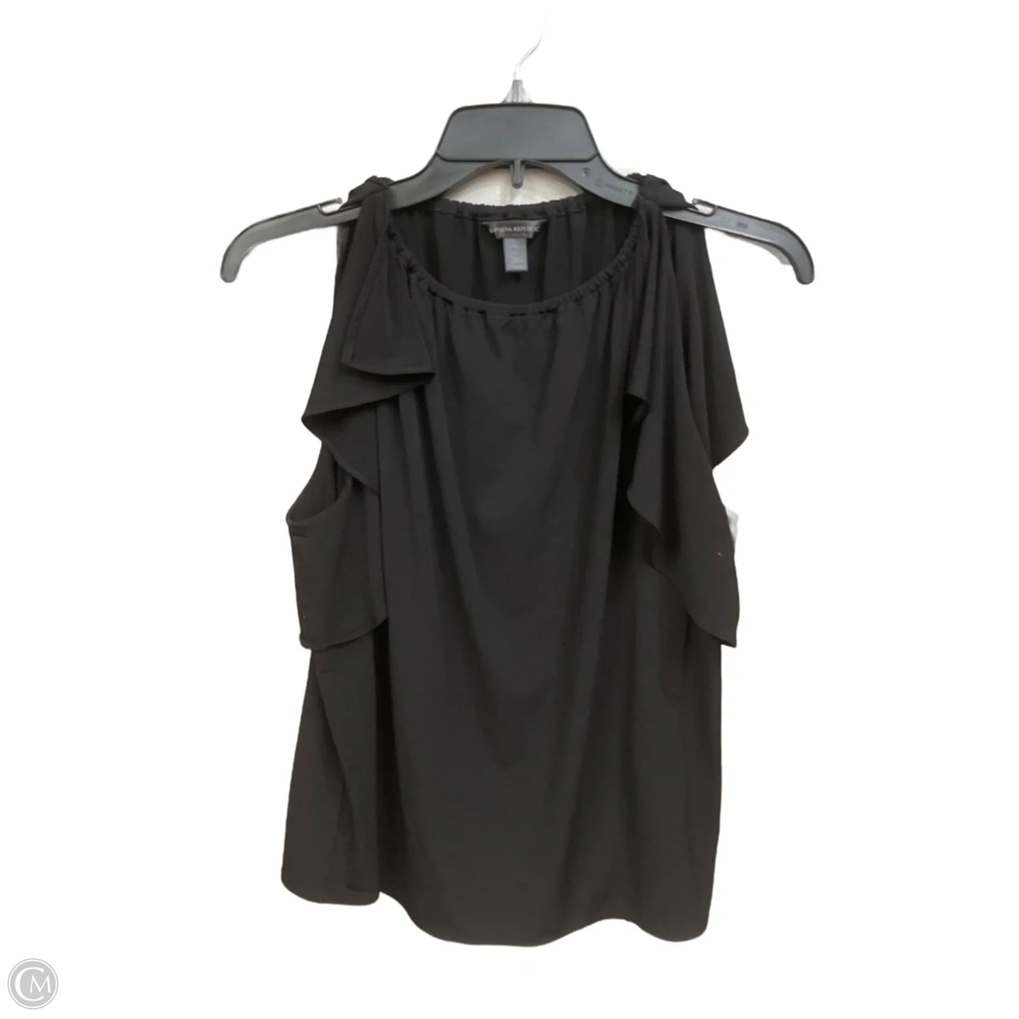 Top Sleeveless By Banana Republic In Black, Size: L