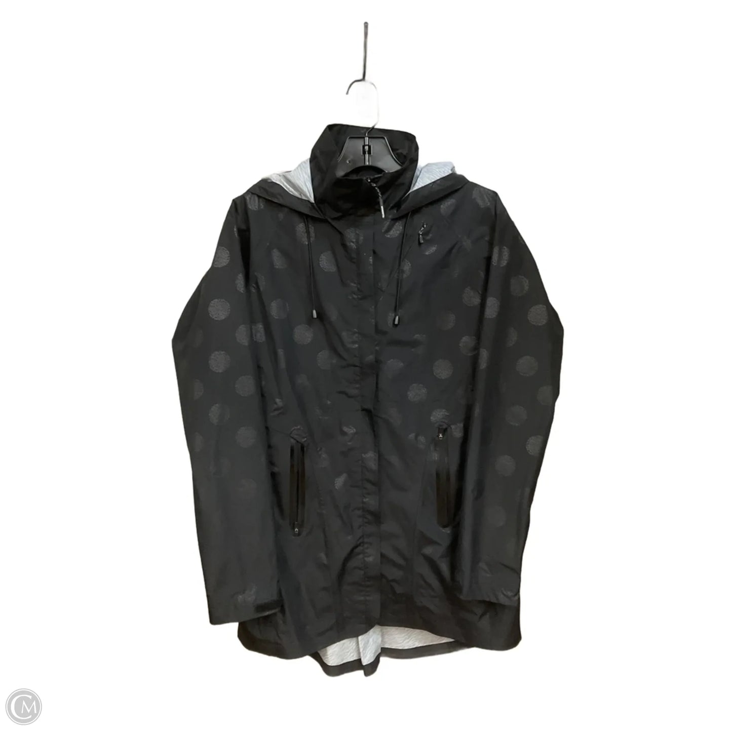 Coat Raincoat By Mondetta In Black, Size: S