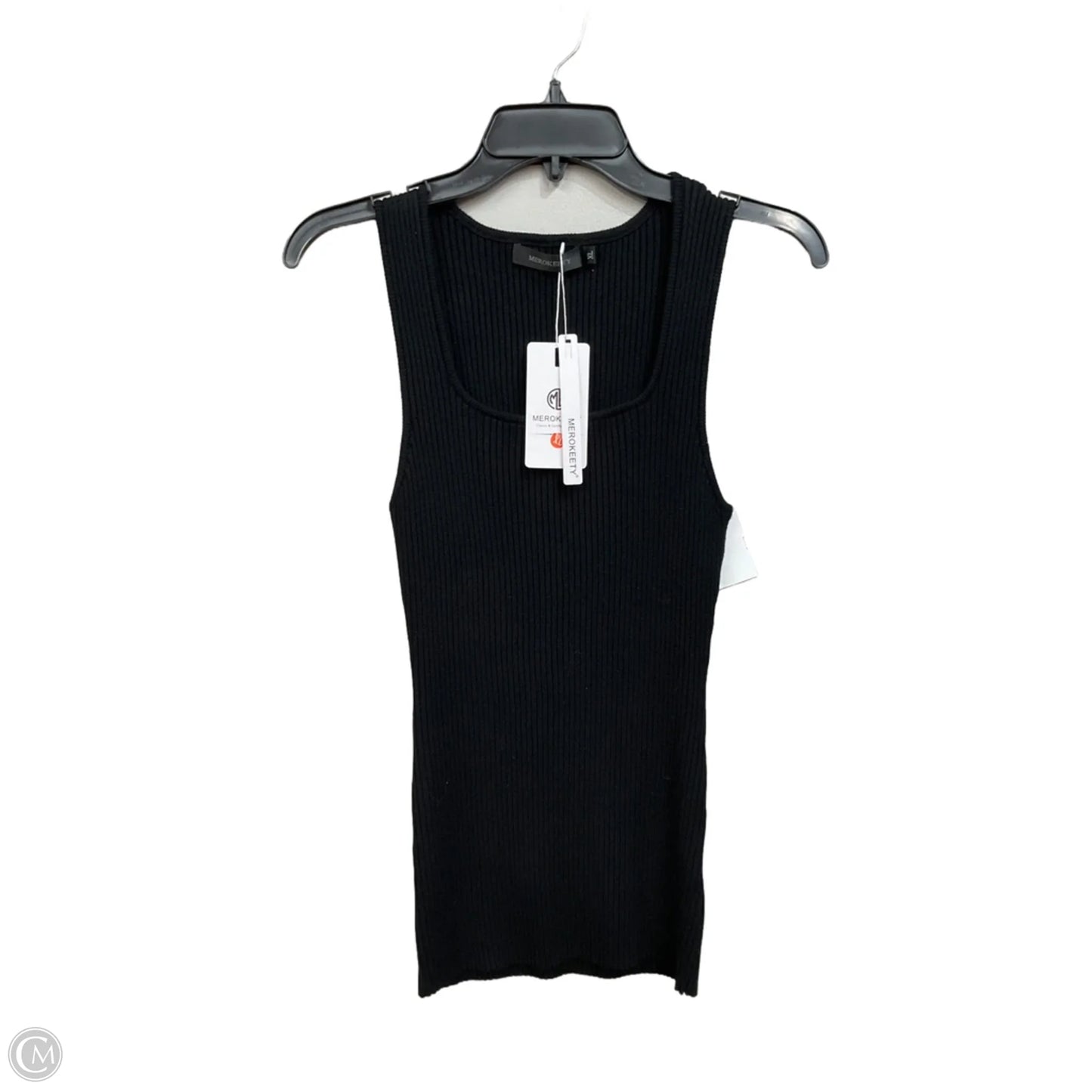 Top Sleeveless Basic By Merokeety In Black, Size: Xl