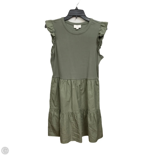 Dress Casual Midi By Loft In Green, Size: M