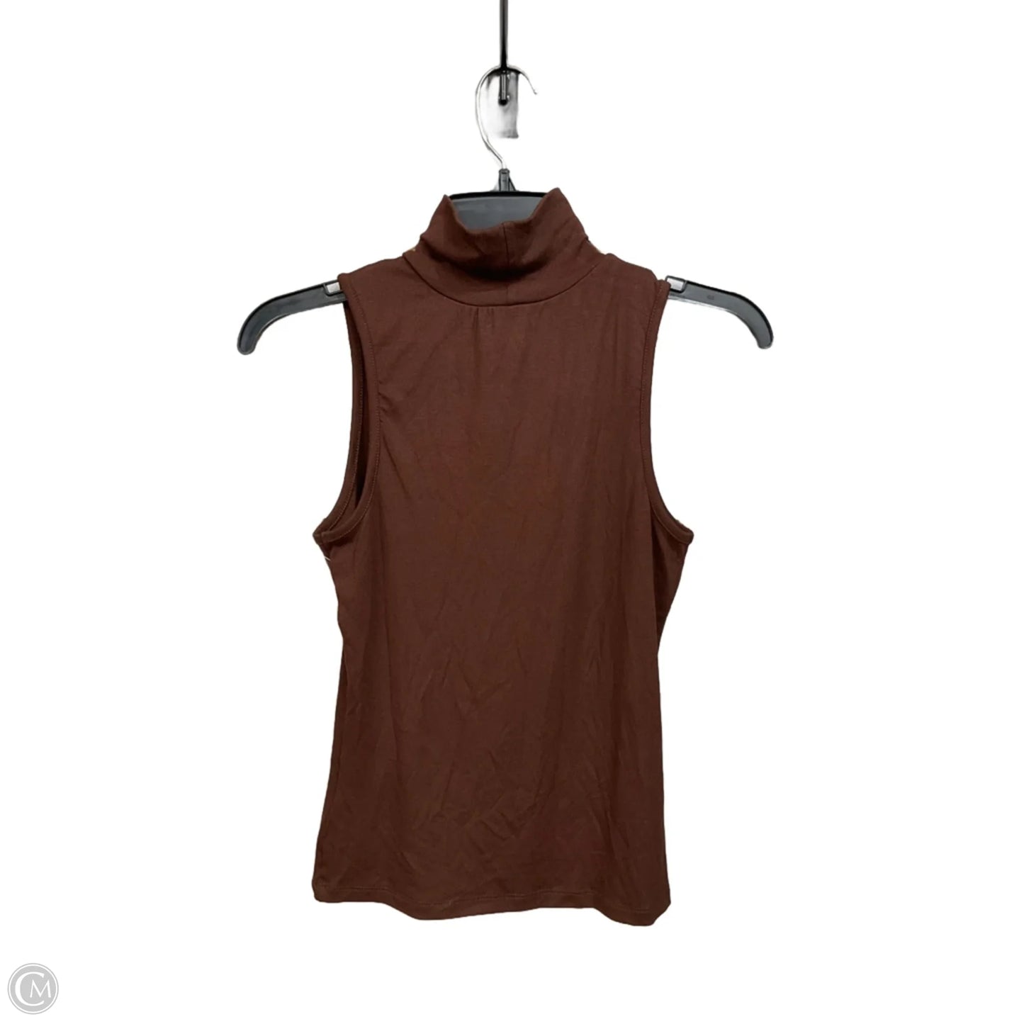 Top Sleeveless Basic By Universal Thread In Brown, Size: S