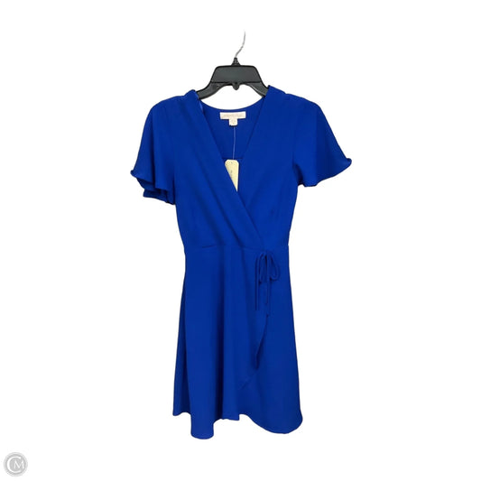 Dress Casual Midi By Monteau In Blue, Size: Xs
