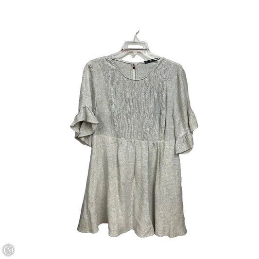 Dress Casual Short By Zara In Grey, Size: L