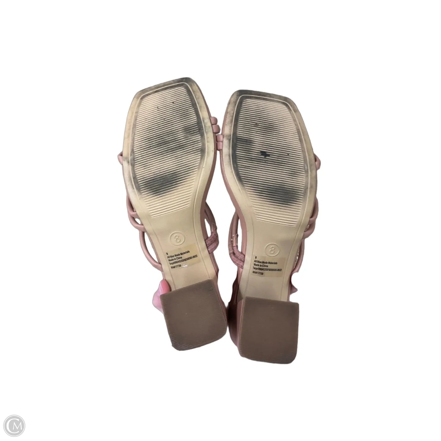 Shoes Heels Block By A New Day In Pink, Size: 8