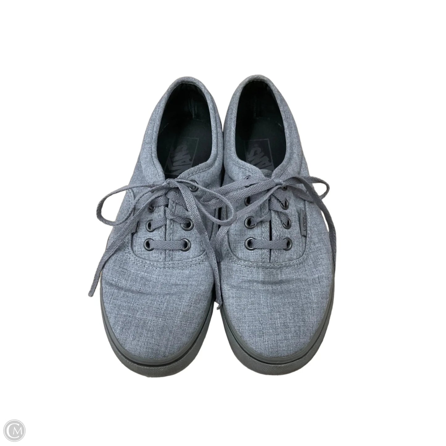 Shoes Flats By Vans In Grey, Size: 7