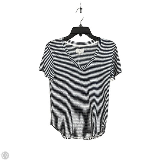 Top Short Sleeve By Lou And Grey In Striped Pattern, Size: S