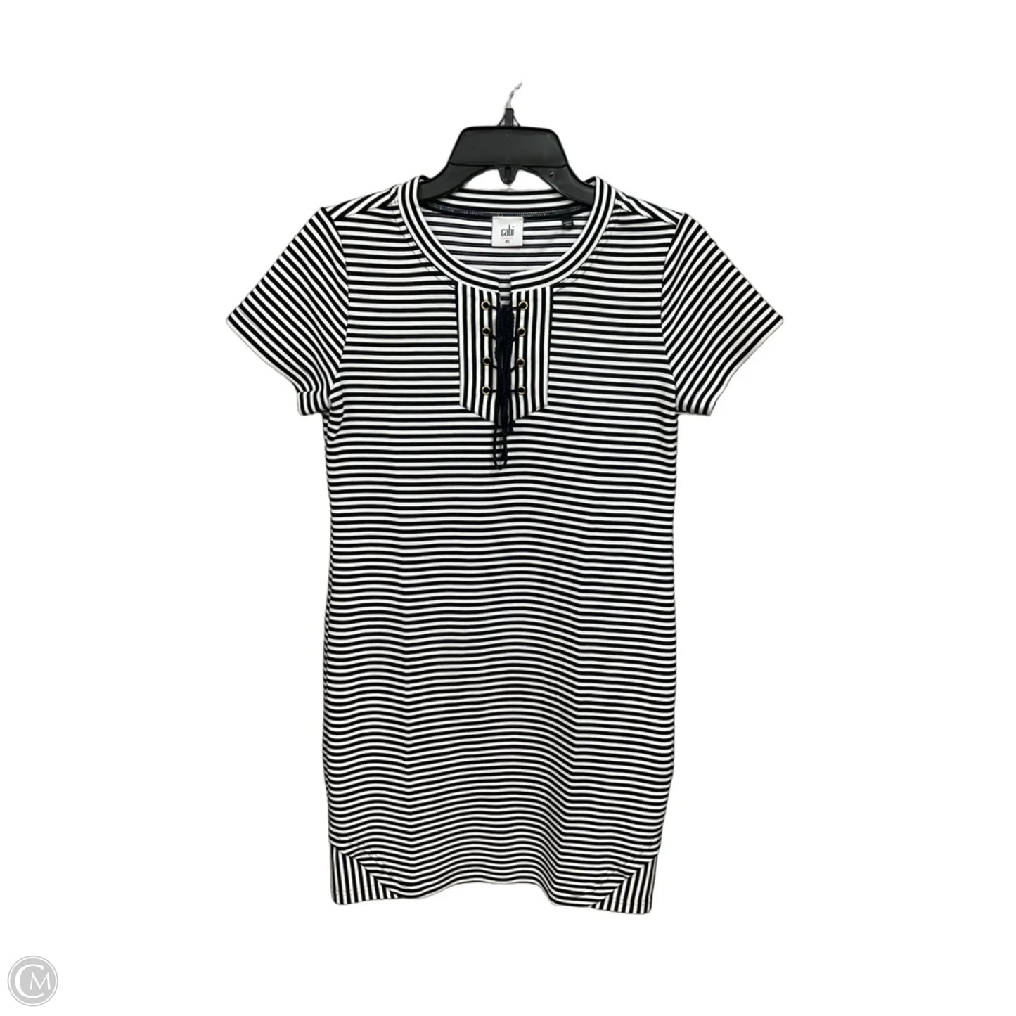 Dress Casual Midi By Cabi In Black & White, Size: Xs