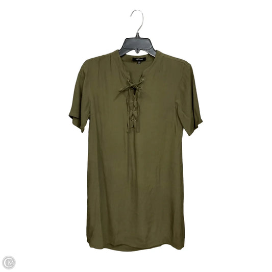 Dress Casual Midi By Madewell In Green, Size: Xs