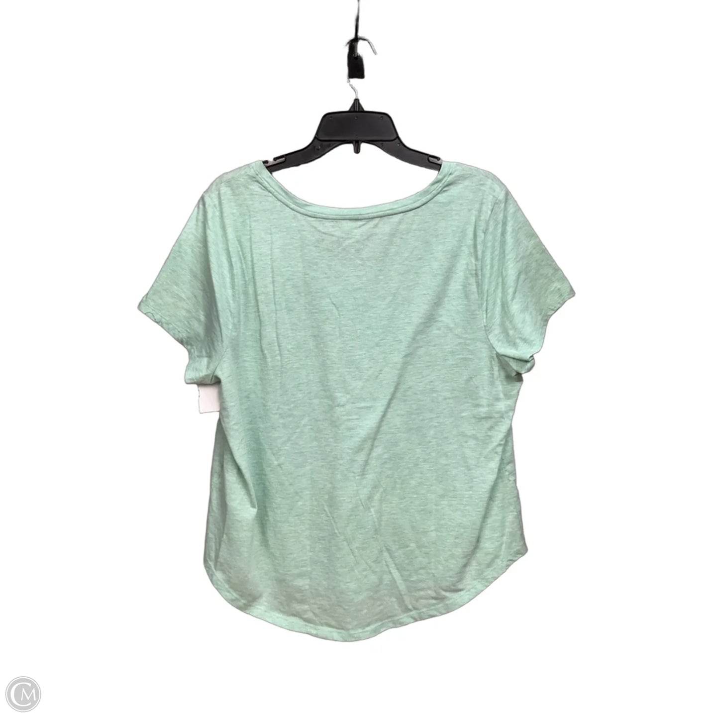 Top Short Sleeve Basic By Style And Company In Green, Size: Xxl