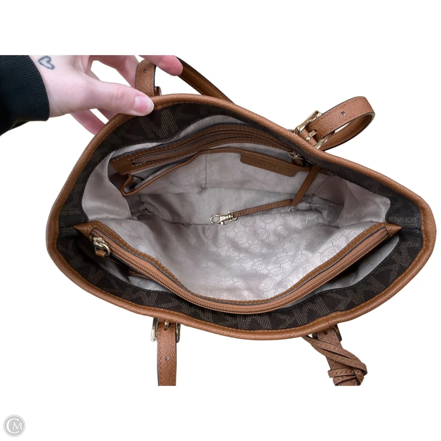 Handbag Designer By Michael Kors, Size: Large