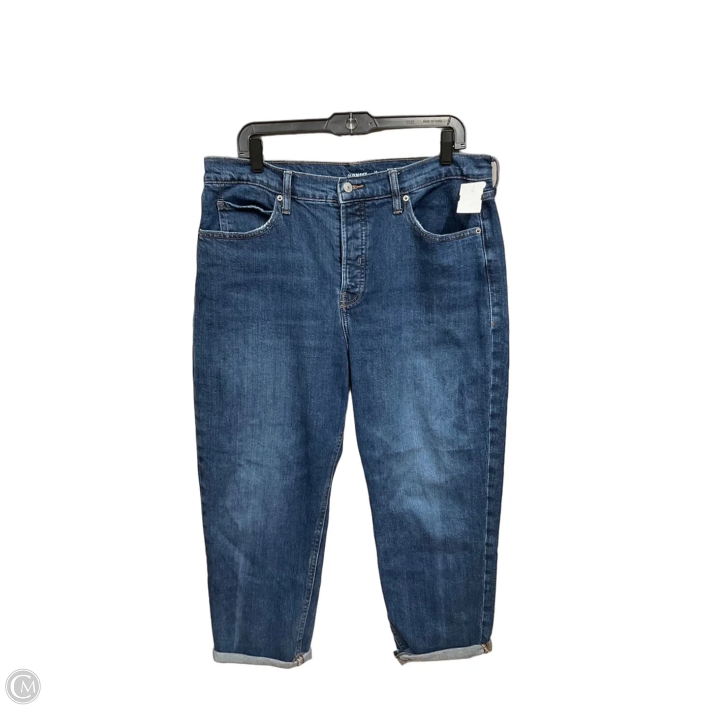 Jeans Cropped By Old Navy In Blue Denim, Size: 14
