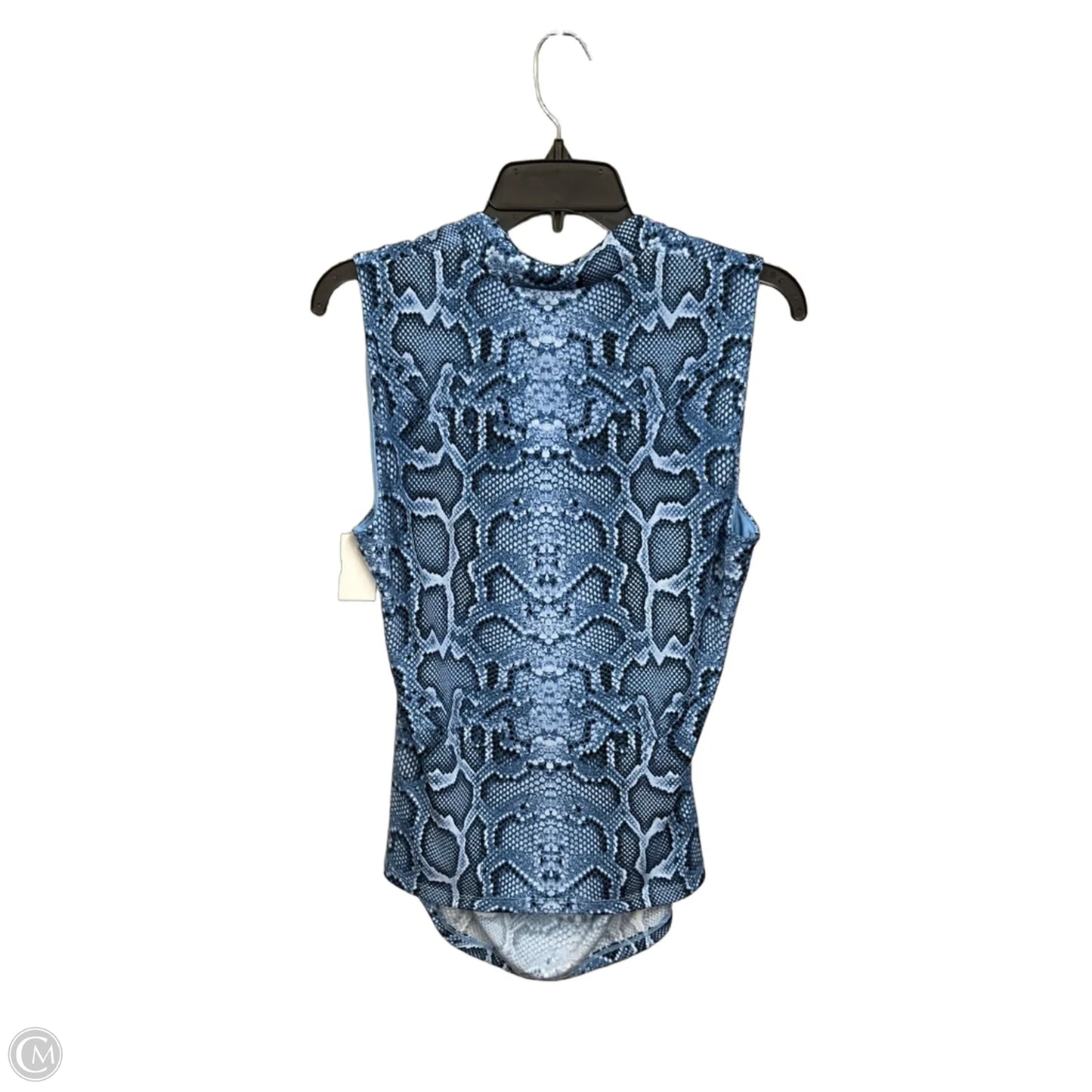 Top Sleeveless By Inc In Snakeskin Print, Size: L