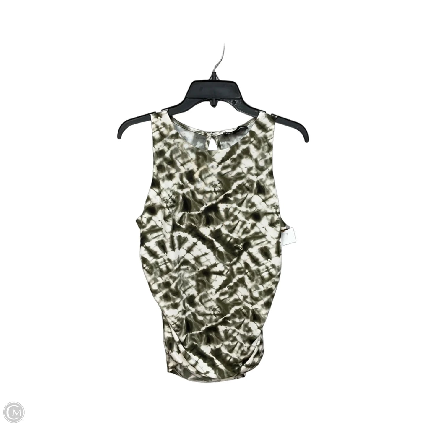Top Sleeveless By Inc In Green, Size: L