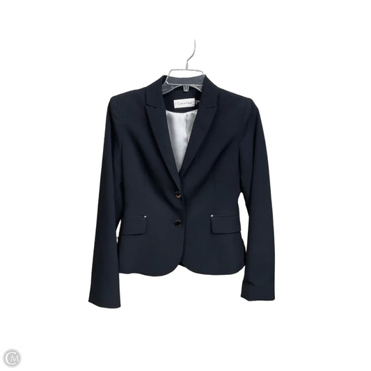 Blazer By Calvin Klein In Nautical Print, Size: S