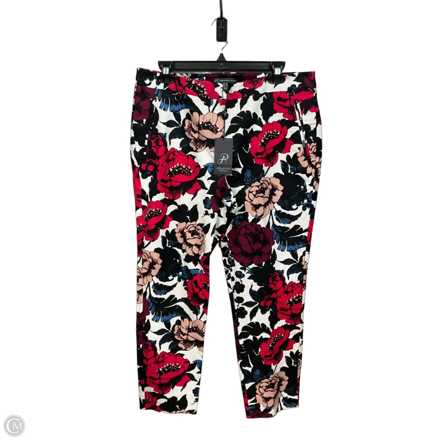 Pants Other By Adrianna Papell In Floral Print, Size: 12