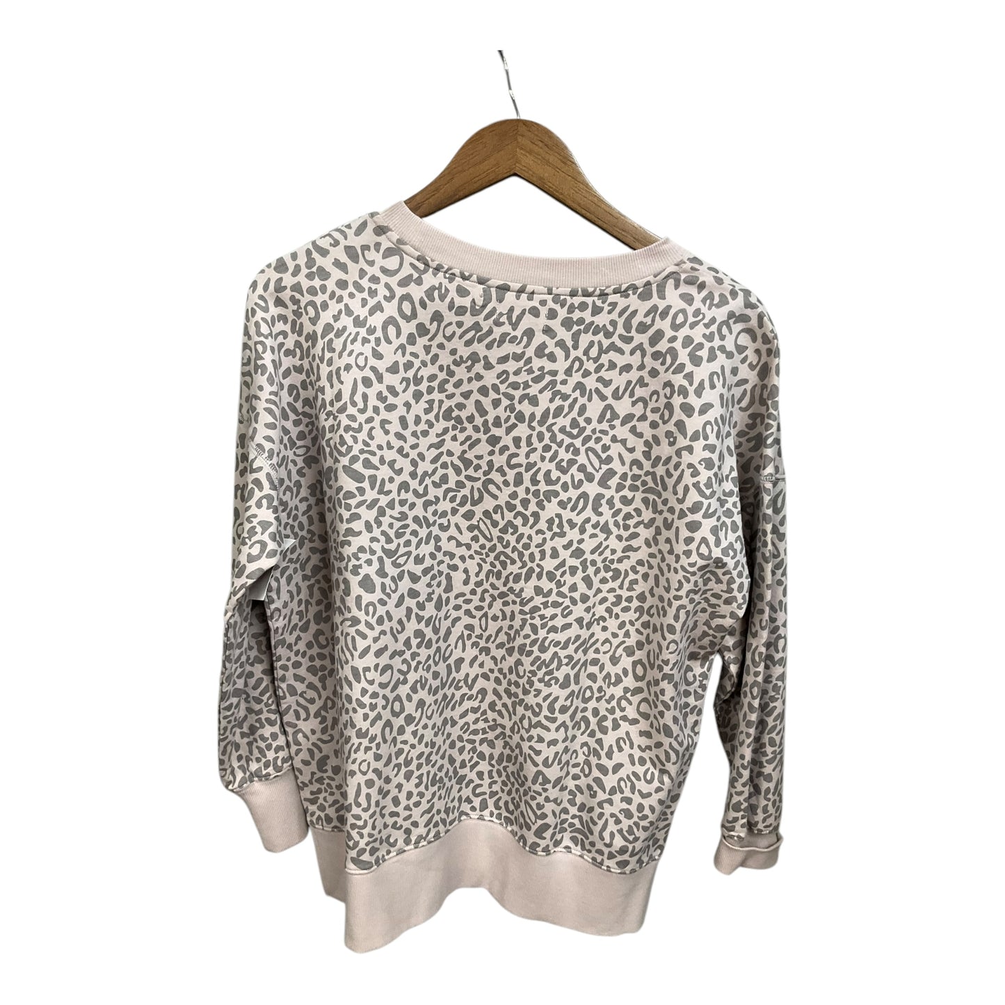 Sweatshirt Collar By Pink Lily In Animal Print, Size: S